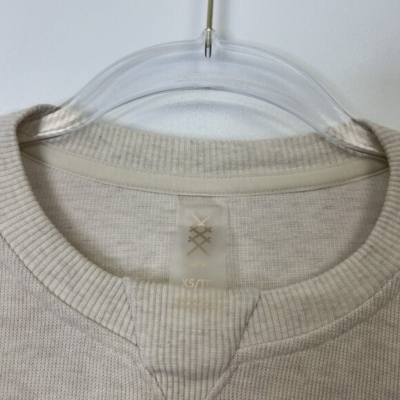 Rhone Signature Rib Crew Neck Sweater  Women’s Size XS Oatmeal Heather - Picture 4 of 9